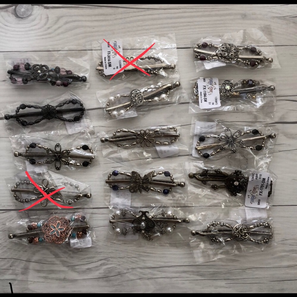 13 Small Lila Rose Flexiclips lot